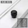 Mueble de Armario con Cajón de Mesita de Noche Minimalista Moderno Puerta de Gabinete Manija Redonda de un Solo Agujero Aleación de Aluminio Espacial Manija Pequeña