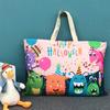 Xyt fábrica fofo desenho animado jardim de infância saco de armazenamento de colcha bolsa de compras infantil armazenamento de colcha infantil Oxford impermeável