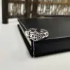 Nova fivela de cinto de prata de lei s925 atacado anel de abertura para dedo indicador design de nicho corrente feminina prata tailandesa personalidade retrô
