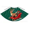 Capa Navideña Infantil Hecha a Medida Estilo Europeo y Americano con Estampado de Animales Renos Regalo de Papá Noel Rojo