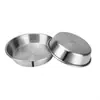 A Fábrica Fornece Pratos de Tempero de Aço Inoxidável 304, Acompanhamentos para Restaurantes Coreanos, Pratos de Molho e Produtos Prontos para Envio Transfronteiriço