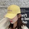Chapéu Masculino e Feminino Primavera e Verão Bordado Boné de Beisebol Casal Coreano Casual Guarda-sol Boné Retro Chapéu de Sol Na Moda