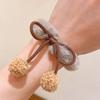 Goma para el pelo Banda de goma Femenina Estilo K Alta Elasticidad Bola de pelo Cuerda para el pelo Ins Lindos Accesorios para el pelo Otoño e Invierno Anillo de pelo de felpa Diadema