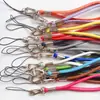 Cordão Curto para Celular, Cordão de Couro PU de Alta Qualidade, Pingente de Chaveiro, Pulseira de Pulso Unissex