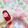 Novas Unhas Usáveis Estilo Coreano Doce Estilo Ins Versátil Mini Cor Sólida Nail Art Capa de Celular Acessórios de Resina Creme DIY