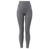 Pantalones de Yoga Seamless de Melocotón Cintura Alta Levanta Glúteos Alta Elasticidad Sensación de Segunda Piel Pantalones de Running Fitness para Mujer