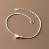 Pulsera de Cuentas Redondas Pequeñas de Amor para Mujer Nueva Pulsera de Celebridad Cibernética Lujo Ligero Nicho Avanzado Simple Versátil Pulsera de Hueso de Serpiente Exquisita