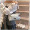 Bolso Versátil de Color Sólido Estilo Lazo para Reuniones Diarias, Nuevo Bolso de Hombro Coreano Estilo 2026 para Mujer, Bolso de Hombro de Alta Gama para Mujer