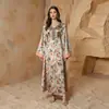 Vestidos Nuevos Estampados Transfronterizos en Stock, Vestidos Largos de Lujo a la Moda, Venta al por Mayor de Fábrica Vestidos Elegantes para Fiesta