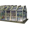 Solario eléctrico plegable personalizado de fábrica, solario para patio, jardín, habitación de cristal móvil, ofreciendo protección solar, ventilación y sombra