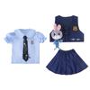 Vestido para meninas Primavera 2025 Novo terno JK Judy Roupas de Policial Coelho Crianças Vestido de Princesa Lolita