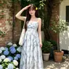 Ropa para Mujer Tallas Grandes para Chicas Gorditas, Vestido de Estilo Suave, Vestido de Verano 2026, Elegante Vestido Largo con Tirantes Fruncidos Adelgazantes