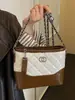 Bolso de hombro con cadena de patrón de diamante para mujer, nueva moda trendy 2026, bolso de hombro y bandolera de alta gama para el día a día, bolso tipo cubo