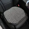 Almofada de assento de carro de verão linho cor rosa costura estilo Chanel carro almofada de assento confortável carro Quatro Estações Universal para mulheres
