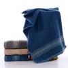 Toalha de algodão jacquard com fita dourada quebrada, espessa, macia, absorvente, para rosto, atacado, toalha de presente para casal, toalha de rosto