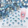 Acessórios para Nail Art Estrela de Cinco Pontas 7mm Mais Vendidos Tendência Super Brilhantes Strass Irregulares para Unhas Fundo Plano DIY Unhas Usáveis Atacado