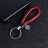 Llavero Creativo de Cordón de Cuero Tejido Hecho a Mano para Hombres, Mujeres, Parejas, Cadena para Llave de Coche Colgante Regalo Venta al por Mayor
