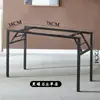 Patas Plegables Portátiles para Mesa Soporte Patas Mesa Pequeña Accesorios Mesa Plegable Marco de Hierro Soporte de Pata Cuadrada Estante de Almacenamiento Jian Zhao Zhi Sun