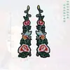 Parches de Tela Bordados, Parches de Tótem Étnico, Parches Termoadhesivos, Parches Bordados para Corona de Cabello, Accesorios Clásicos de Hanfu para Actuaciones en Escenario