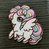 Broche Insignia de Unicornio Acrílico Japonés y Coreano DIY Adhesivo para Funda de Teléfono Accesorio para Bolso Pin Tendencia Personalizada
