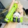 Novo Desenho Animado Chaveiro Pingente de Panda de Bambu Casal Bolsa Pingente de Viagem Promoção Local Mercado Noturno Pequenos Presentes Atacado