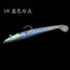 Venta al por mayor de aparejos de pesca Weihai 10g5 Colores Cabeza de plomo Peces blandos Sumergible rápido Señuelo blando Señuelo Luya Pesca en el mar Suministros de pesca
