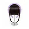 Franja Mini, Franja com Efeito Leve (Air Bangs), Franja Falsa, Franja Realista para Mulheres, Aplique de Cabelo com Franja Fina