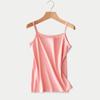 Camisola blanca de fondo para mujer, verano, uso interior y exterior, moda modal combinable, top sexy sin mangas, verano delgado