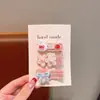 Pinzas para el Cabello de Niña, Pinzas de Peluche de Dibujos Animados para Flequillo, Lindos Accesorios para el Cabello de Niña, Pinzas para el Cabello con Lazo, Coreanas de Alta Gama y Exquisitas