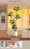 2026 Planta Verde Realista Higuera de Hoja de Violín Maceta de Piso Planta de Interior Grande Planta Biónica Adorno Decoración de Sala de Estar Flor Árbol Falso