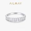 Anillo de azúcar de plata esterlina s925 para mujer, estilo europeo y americano, ligero, de lujo, con diamantes de alta calidad, diseño de nicho, joyería que combina con todo.
