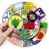 50 adesivos fofos originais, desenhados à mão no estilo ins, infantis, coreanos, à prova d'água, decorativos para capa de celular