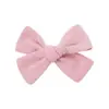 Pinza para el pelo de lazo infantil transfronteriza, color liso, linda hecha a mano, pinza de cocodrilo de cobertura total, accesorio para el cabello, tocado de Amazon 2991