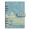 Cuaderno de Hojas Sueltas A5 Engrosado Cubierto de Cuero para Negocios Bloc de Notas Antideslizante B5 Cuaderno de Núcleo Reemplazable para Oficina Logo Personalizado