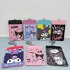 Chaveiro pingente porta-cartões Snoopy em PU, Cinnamoroll, Hello Kitty, Snoopy, estilo feminino, protetor de crachá à prova d'água