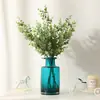 Folha de Dinheiro de Eucalipto Artificial para Decoração de Casa e Casamento, Planta de Folha de Eucalipto Artificial de Haste Única