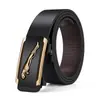 Cinturón para Hombre Estilo Nuevo, Hebilla Automática, Piel Sintética de PU, Diseño Casual Versátil Simple, Tendencia al por Mayor