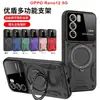 Adequado para Oppo Reno14F Capa Protetora com Janela Grande A6X Capa de Celular Multifuncional com Suporte