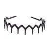 Zhuo Mingxia Variedad de Café Negro Fondo Ondulado Diademas Anchas Delgadas Diademas de Baño Diademas Unisex para Lavado de Cara Fabricante Venta al por Mayor
