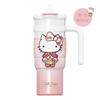 Taza Térmica Sanrio, Aspecto Elegante, Taza con Popote de Gran Capacidad, Taza de Hielo Linda para Niñas, Taza para Coche, Regalo de Cumpleaños