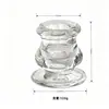 Porta-velas de vidro estilo minimalista ins para uso doméstico, suporte de vela criativo para mesa de jantar romântica, decoração criativa para casa para um romântico Festival Qixi