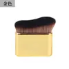 Brocha para Base de Maquillaje Grande Ondulada al por Mayor Transfronteriza, Brocha para Cuidado de la Piel Corporal con Crema BB sin Marcas, Brocha Plana de Bambú, Brocha Suave sin Marcas