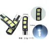 Luz de matrícula LED 5050 6SMD para coche, luz de ancho de hoja, 6 luces de ancho, 12V