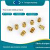 Várias Peças Embutidas Personalizadas, Pilares de Cobre Serrilhados, Desenhos e Amostras, Peças de Cartão de Cobre com Furo Passante e Cego Personalizadas, Peças Inlaid, Flor de Cobre Mãe