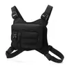 Riñonera de pecho de estilo urbano de moda, bolsa portátil, bolsa de pecho táctica multifuncional para exteriores, mochila tipo chaleco para ciclismo y deportes