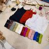 Verano Nuevo Estilo Artístico Suelto Sencillo Chaleco de Ramio Estilo Retro Combinable Tirantes de Mujer 2024