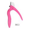Tesoura Reta para Nail Art Anti-respingo Ferramenta de Manicure Cortador de Unha Estilo Francês Tesoura para Unha em Formato U Tesoura Reta para Unha Postiça