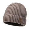 Gorro de lana para hombre, estilo coreano, cálido, de moda, para otoño e invierno, estilo japonés, con forro polar y protección para las orejas, para mujer
