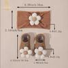 Accesorios Europeos y Americanos Transfronterizos para Cabello de Bebé Calcetines Calcetines Antideslizantes Set Diadema Infantil Diadema de Flor Linda para Bebé