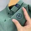 Camisa Polo para Hombre Verano Casual Nuevo Estilo Bordado Cuello Campana Moda Holgada Manga Corta Camiseta con Bordado Versátil Moderna